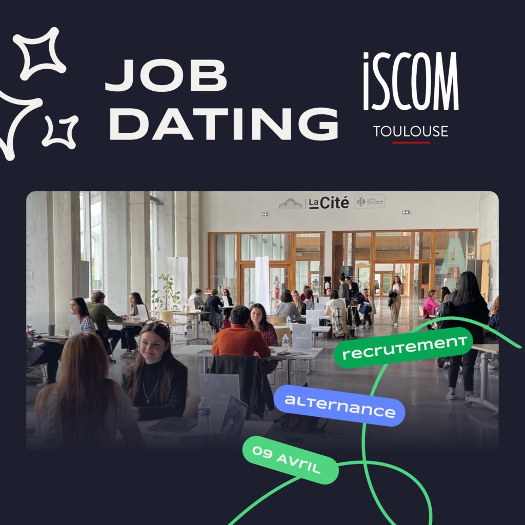Image d'illustration du job dating avec l'ISCOM le 9 Avril