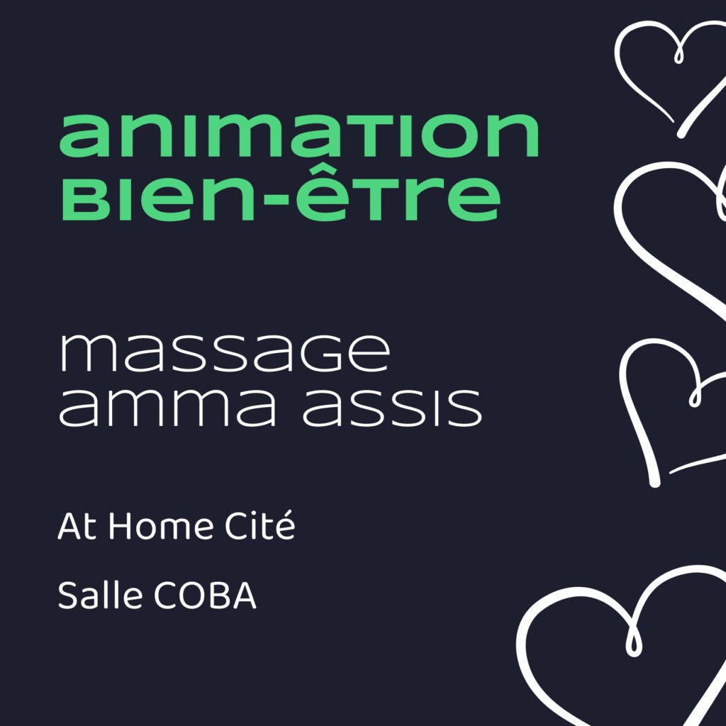 Animation Massage amma assis