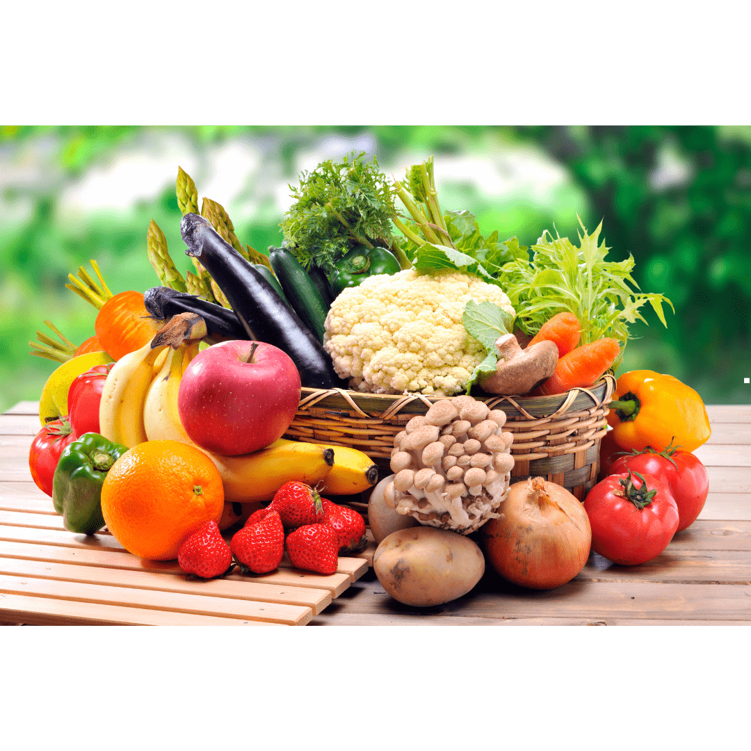 Panier fruits et légumes