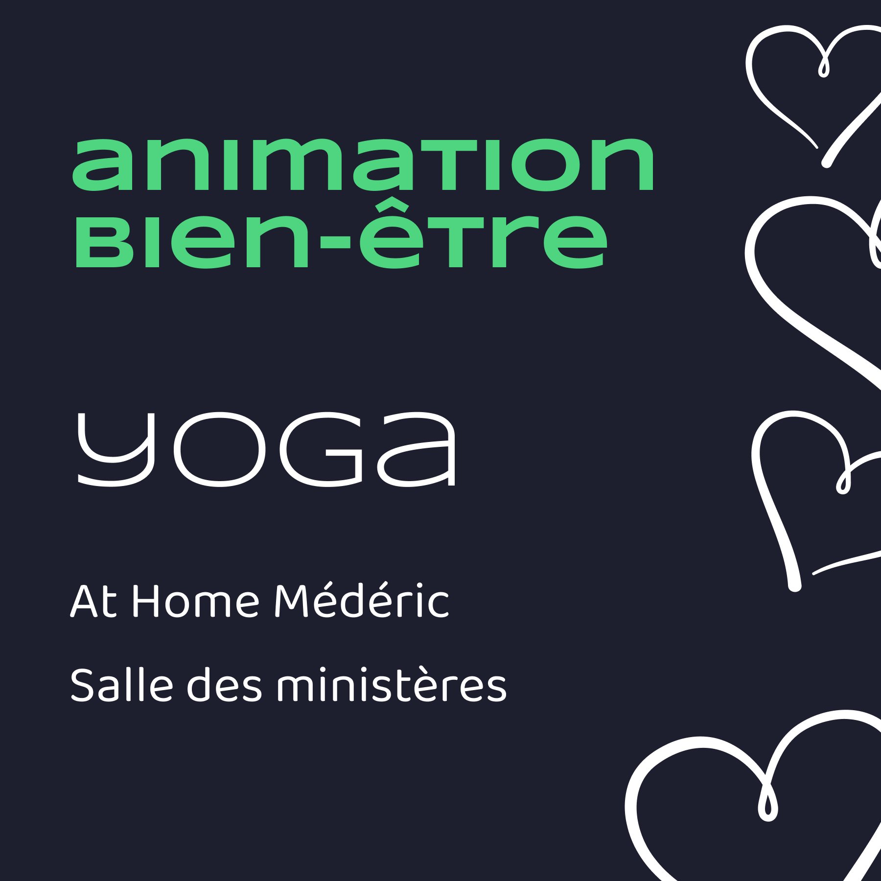 Yoga animation détente