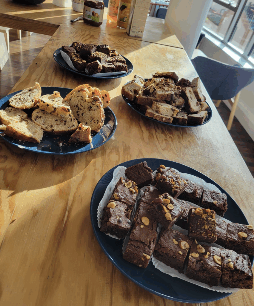 Petit-déjeuner des résident·e·s sur le campus At Home