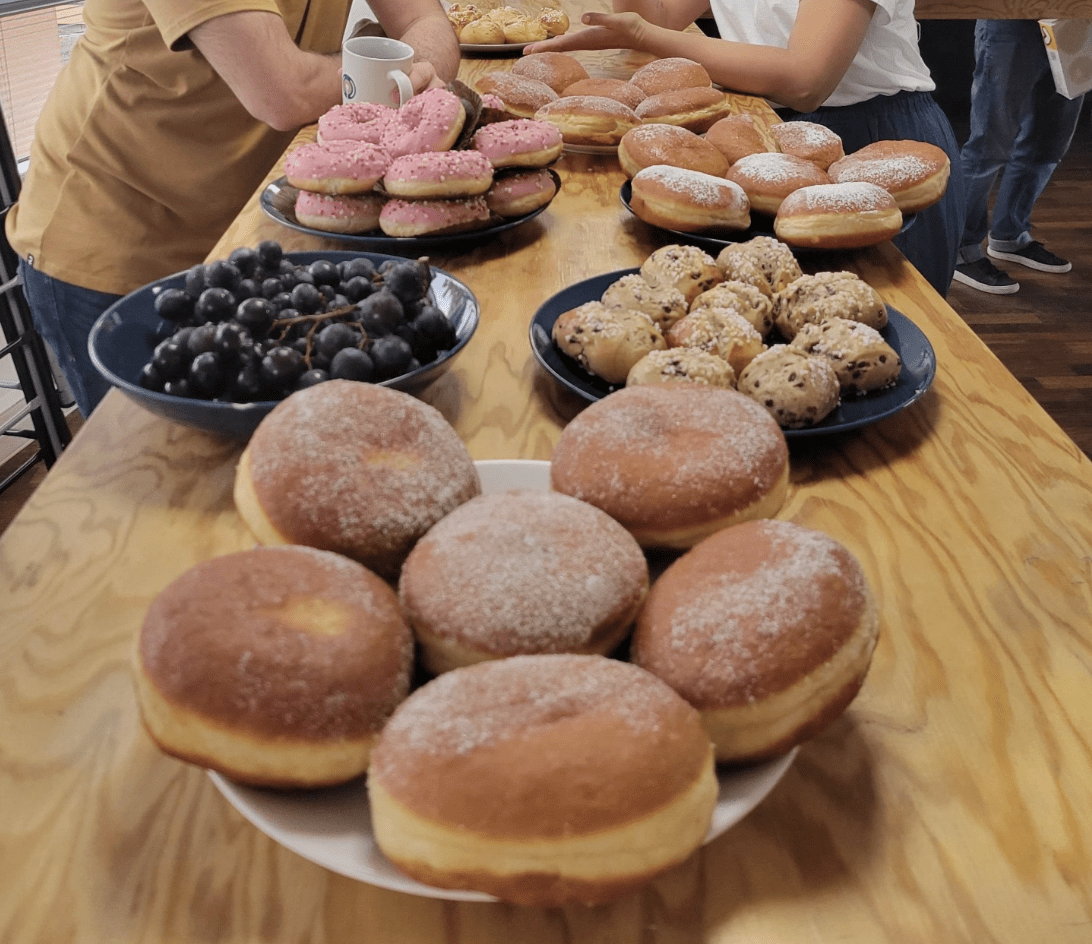 Petit-déjeuner avec les résident·e·s